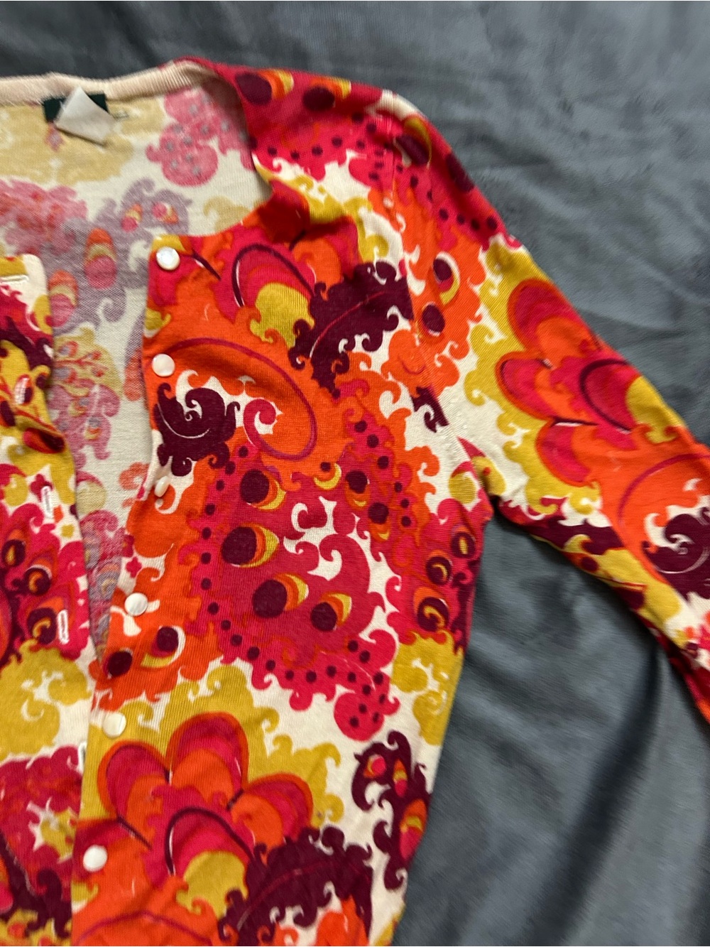 J.Crew Floral Cardigan in floral pattern - Picture 2 of 4